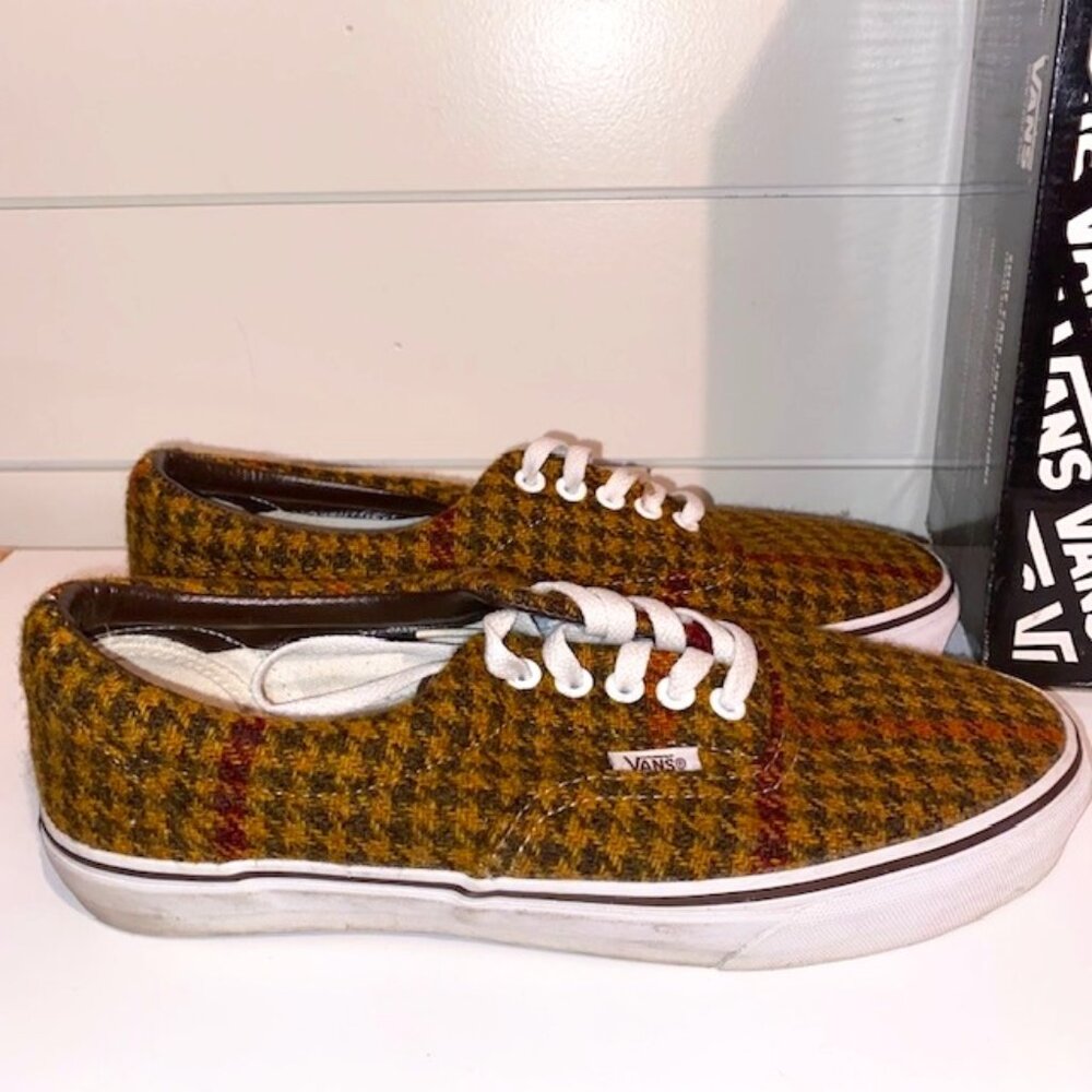 Vans Era Skate Shoes – Espresso Plaid – Men’s 8.5 / Women’s 10